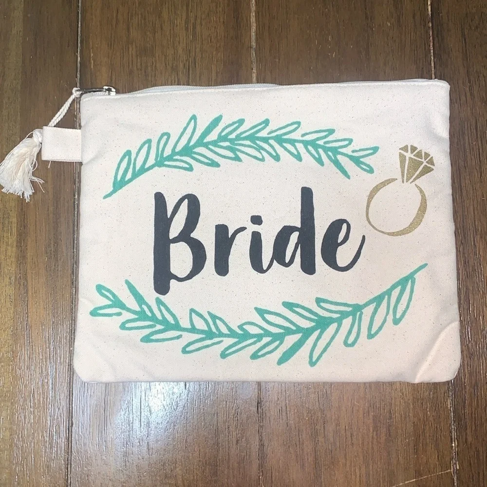 “Bride” travel/cosmetics cloth bag